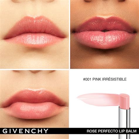 givenchy rose perfecto 001|rose perfecto Givenchy lip balm.